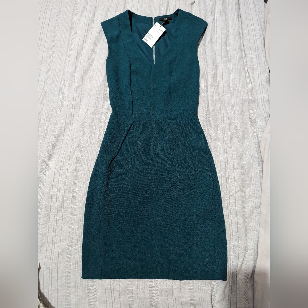 NWT H&M Teal Dress
